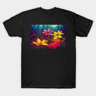 colourful autumn flowers T-Shirt